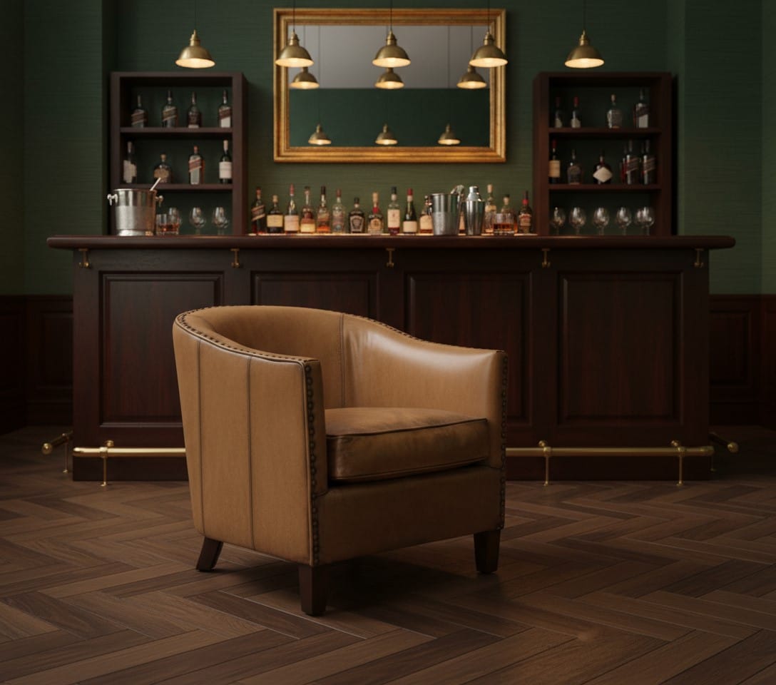 Tub Armchair Arnage Leather Tub Armchair