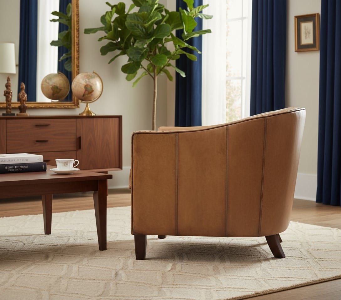 Tub Armchair Arnage Leather Tub Armchair