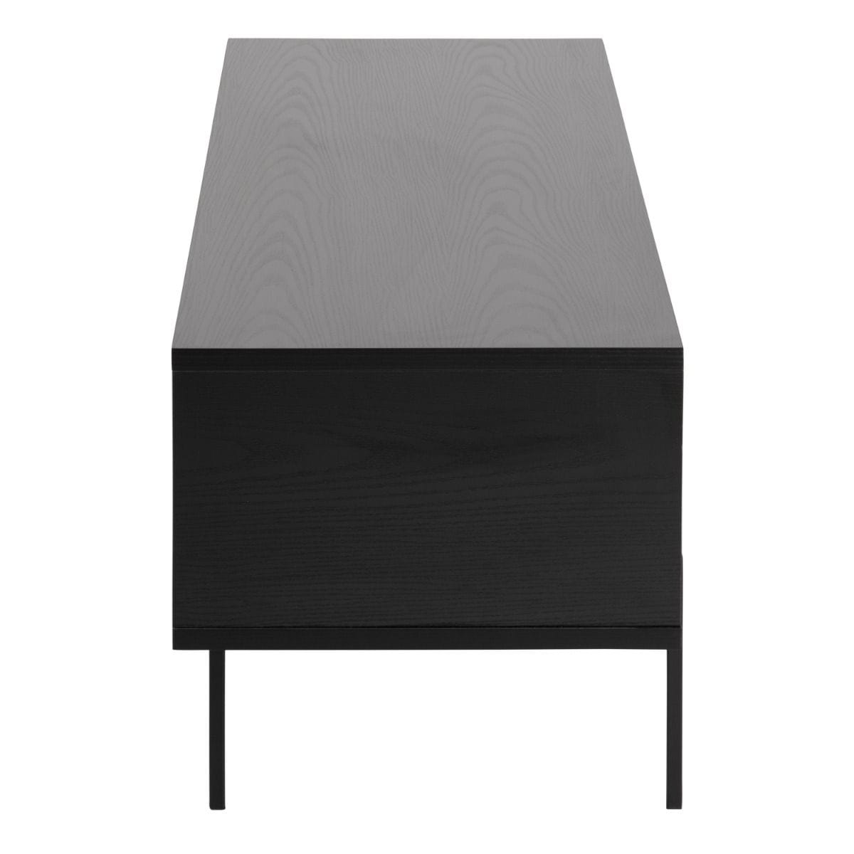 TV Unit Angus TV Unit with 1 Sliding Door in Black