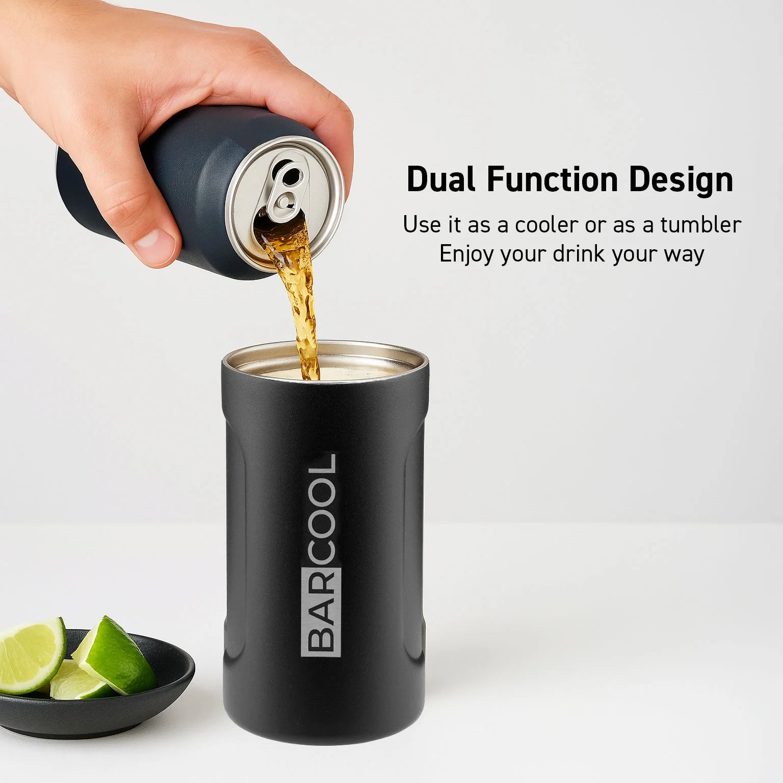 Barcool Insulated Beer Cooler and Tumbler with Opener