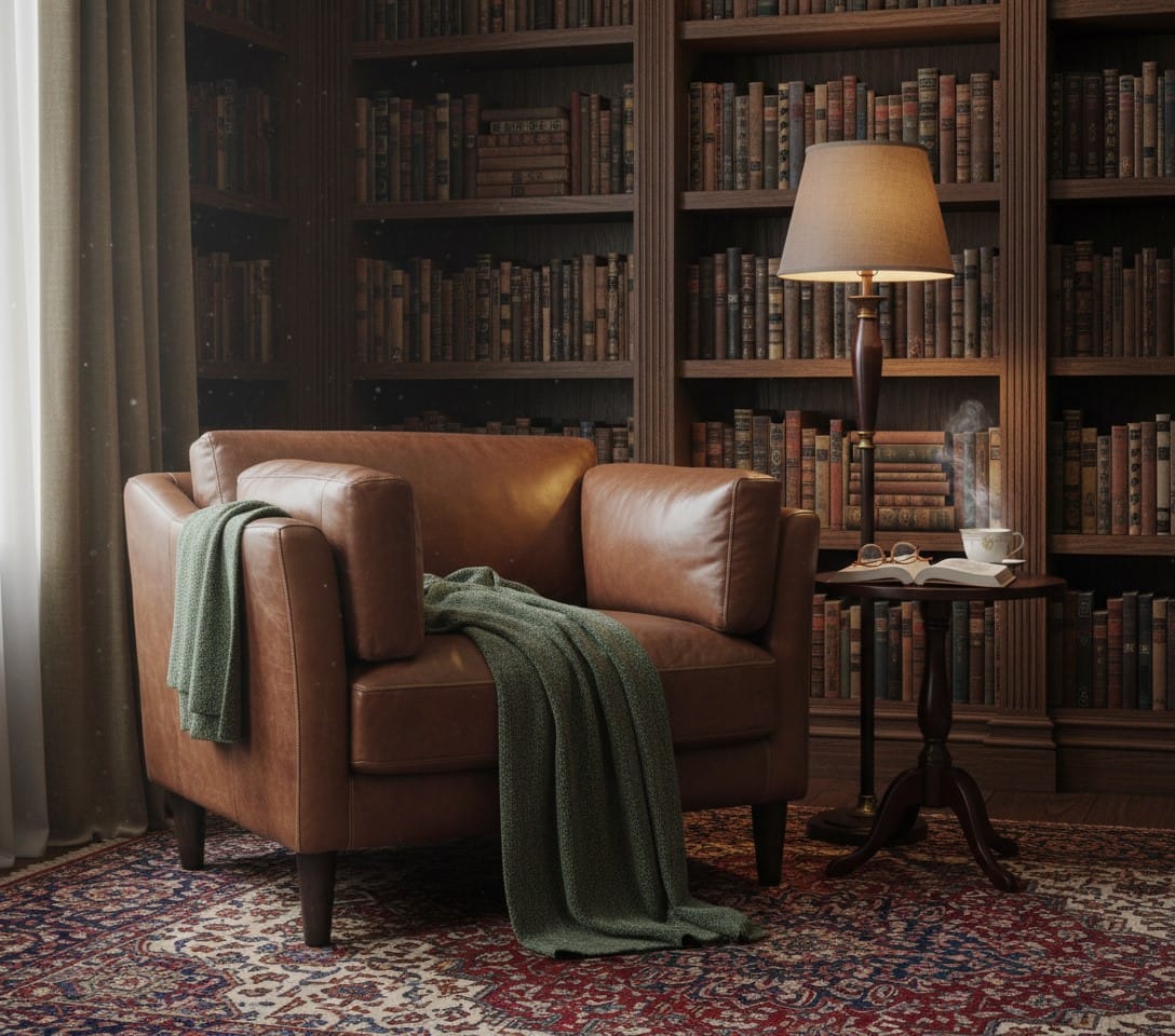Vintage Leather Adina Armchair