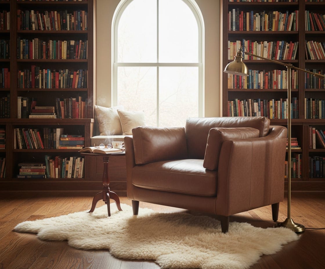 Vintage Leather Adina Armchair