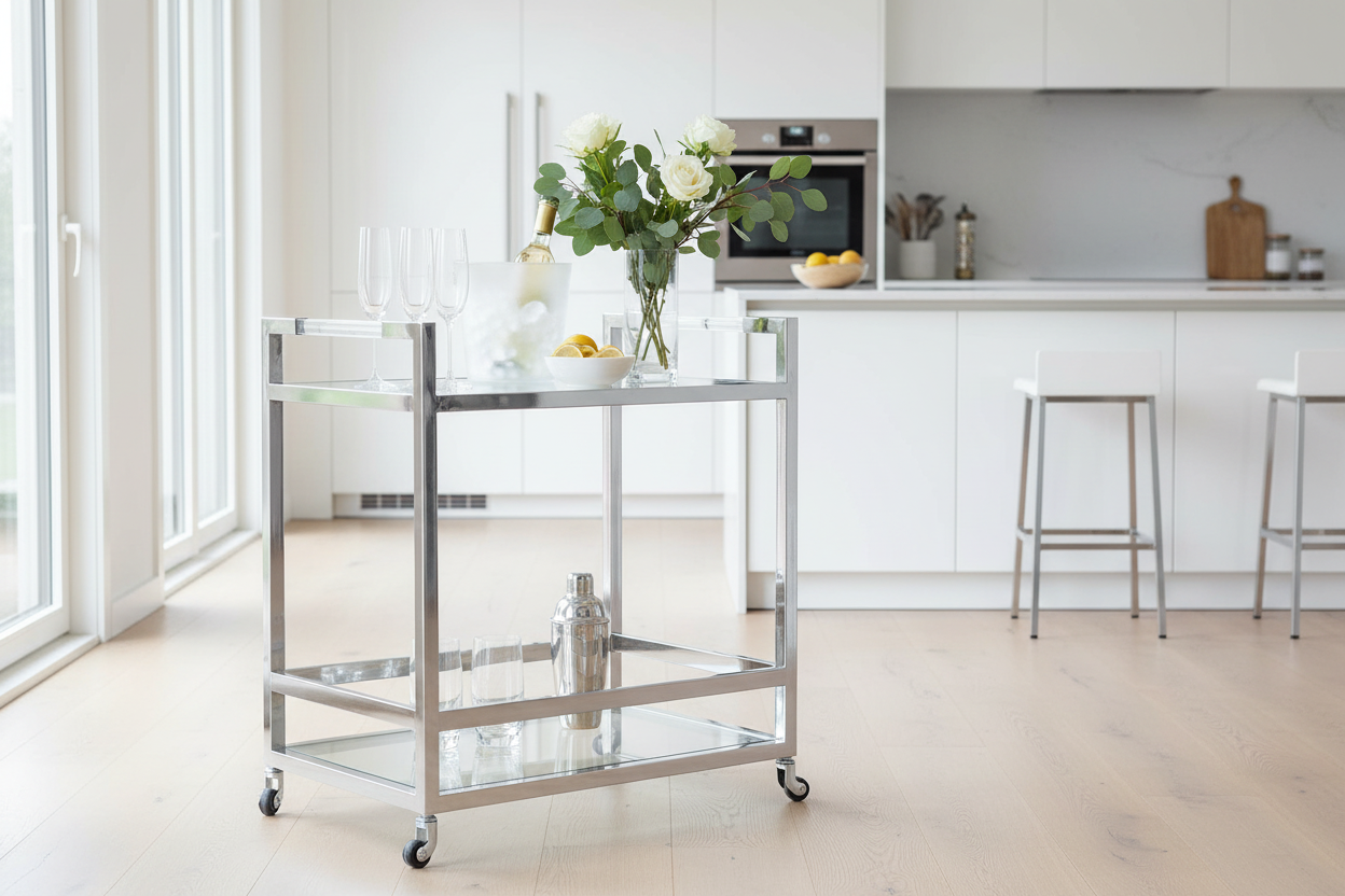 Vogue Trolley – Bright Contemporary Home Bar