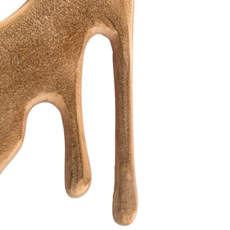 Wall Mirror Extra Large Gold "Dali" Drip Aluminium Wall Mirror