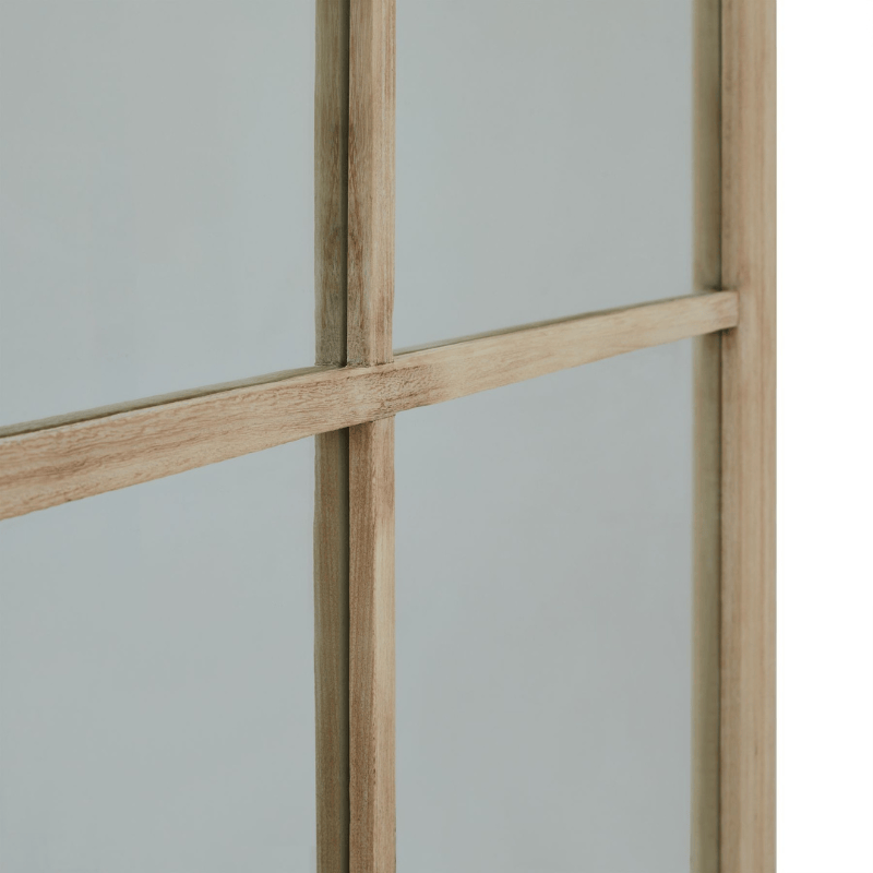 Window Mirror Washed Wood XL Window Mirror