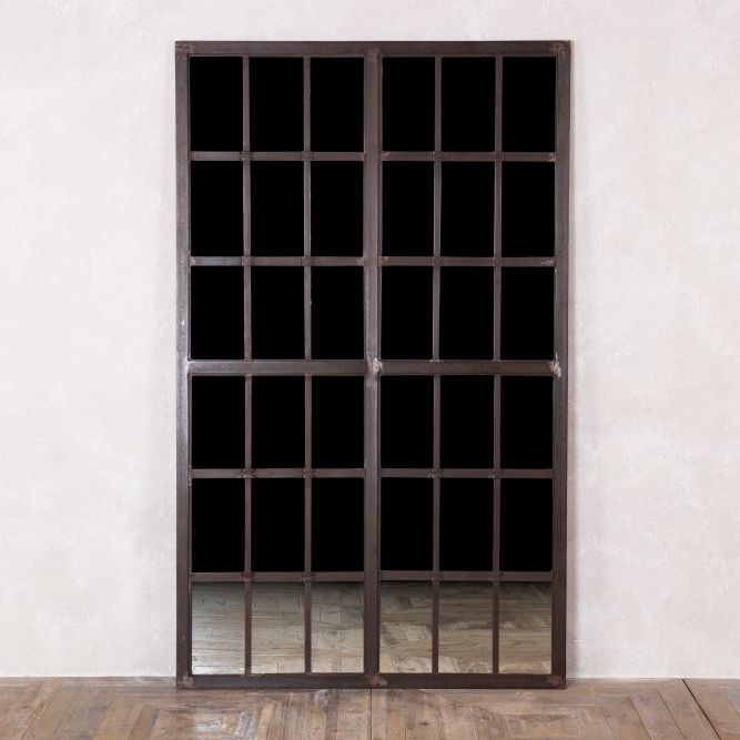 Vintage Window Frame Mirror