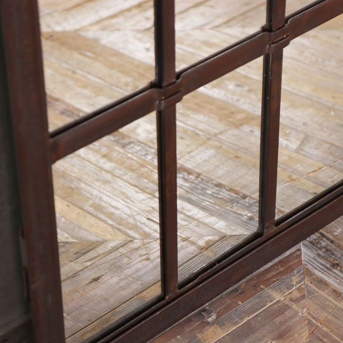 Vintage Window Frame Mirror