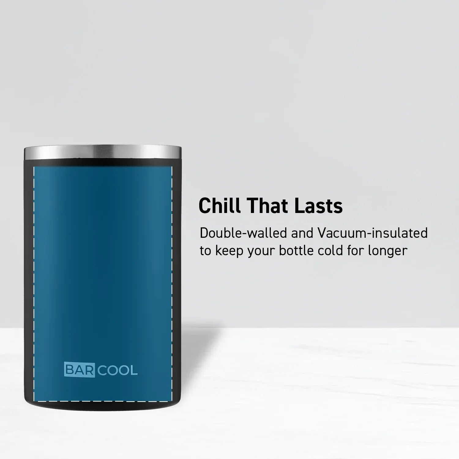 Wine Cooler Barcool Wine Cooler Sleeve Black Stainless Steel