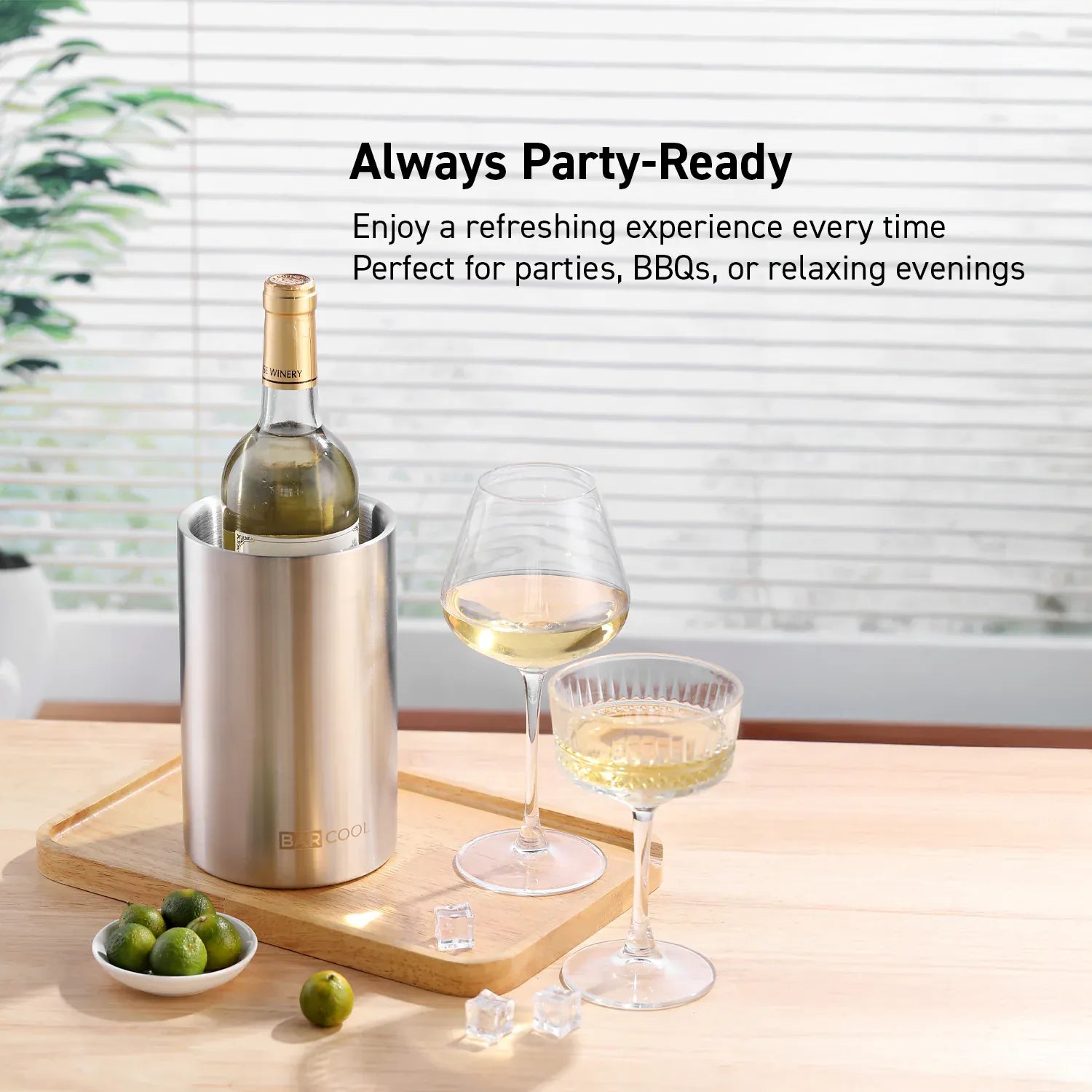 Wine Cooler Barcool Wine Cooler Sleeve Stainless Steel