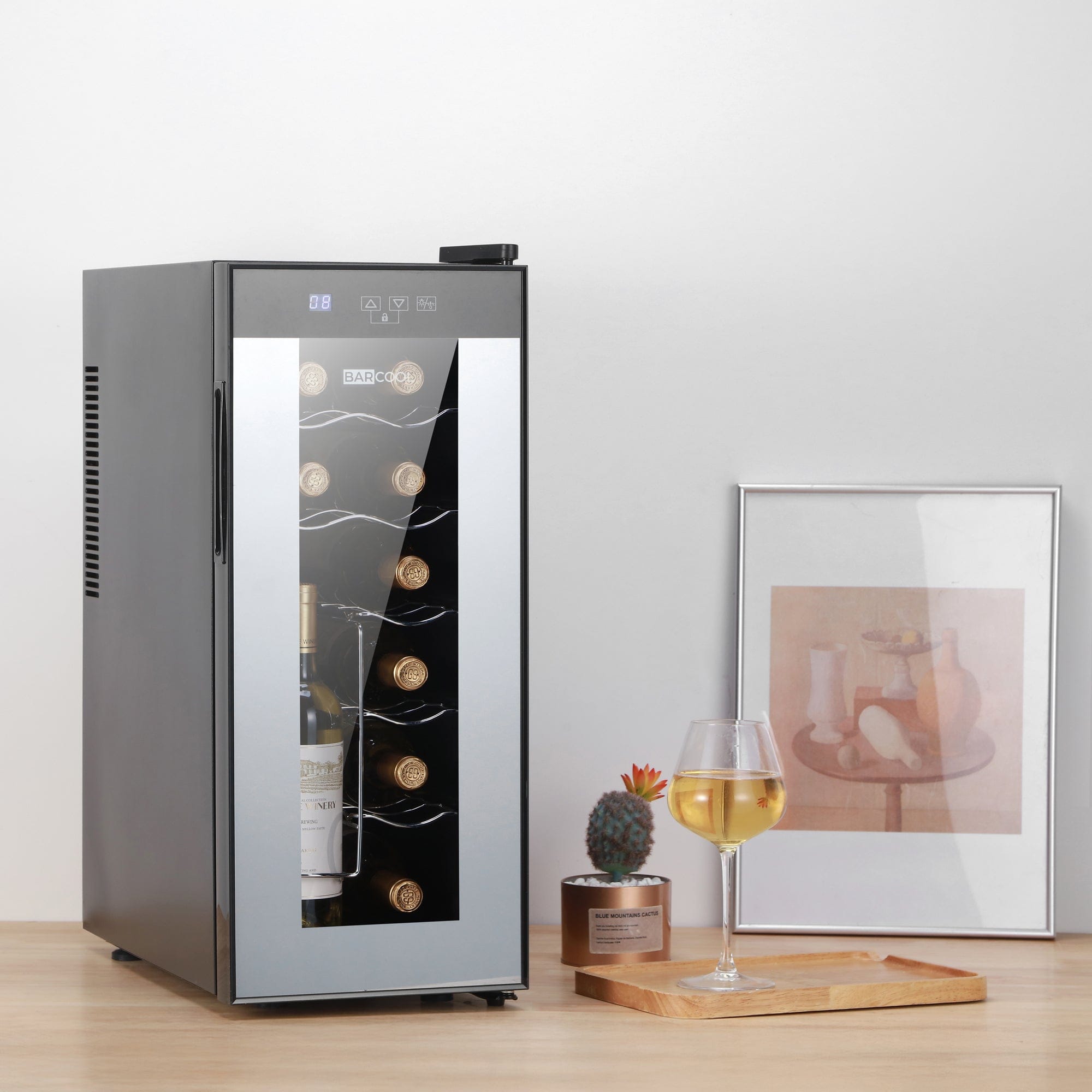 Wine Fridge Barcool Vino12 LED Slim Wine Cooler