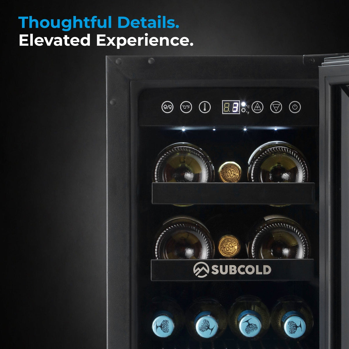 Wine Fridge Subcold Integra30 Integrated 2 in 1 Drinks & Wine Cooler