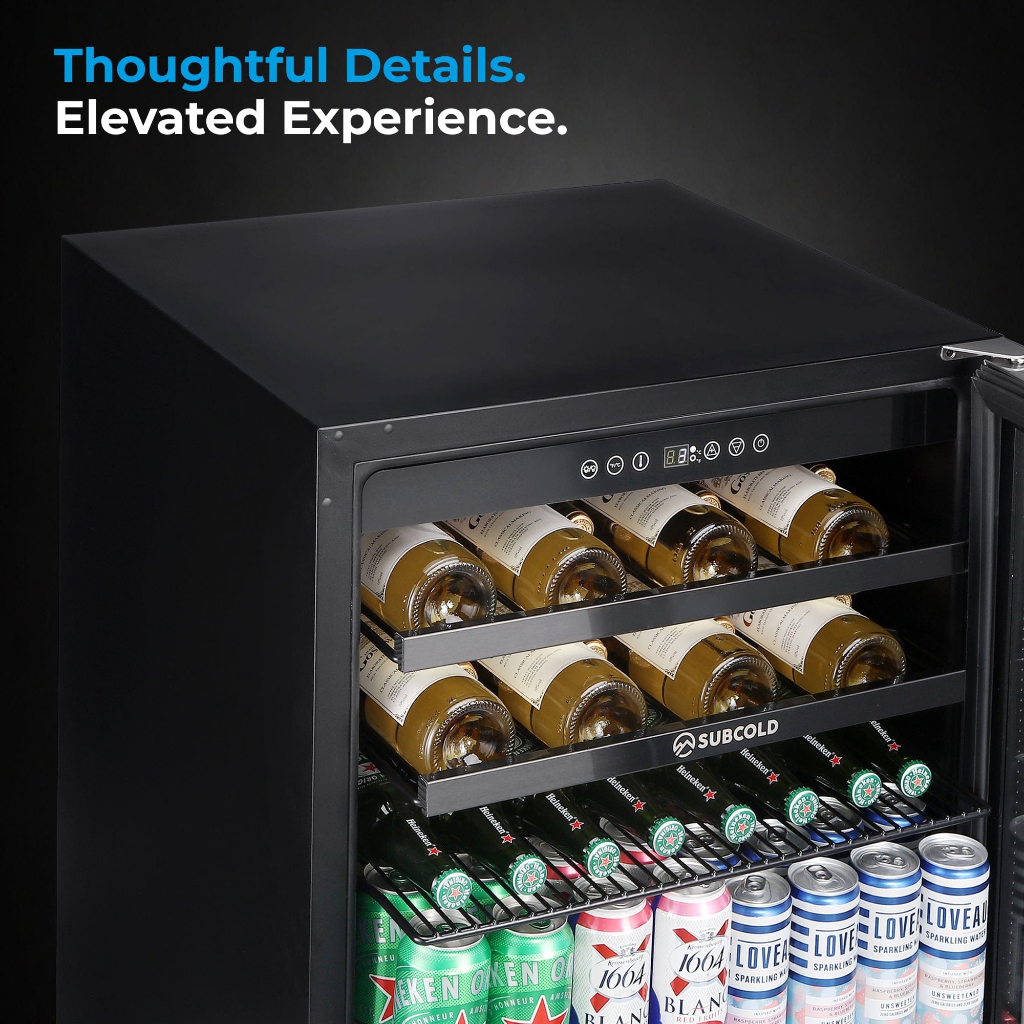 Wine Fridge Subcold Integra60 Integrated 2 in 1 Drinks & Wine Cooler