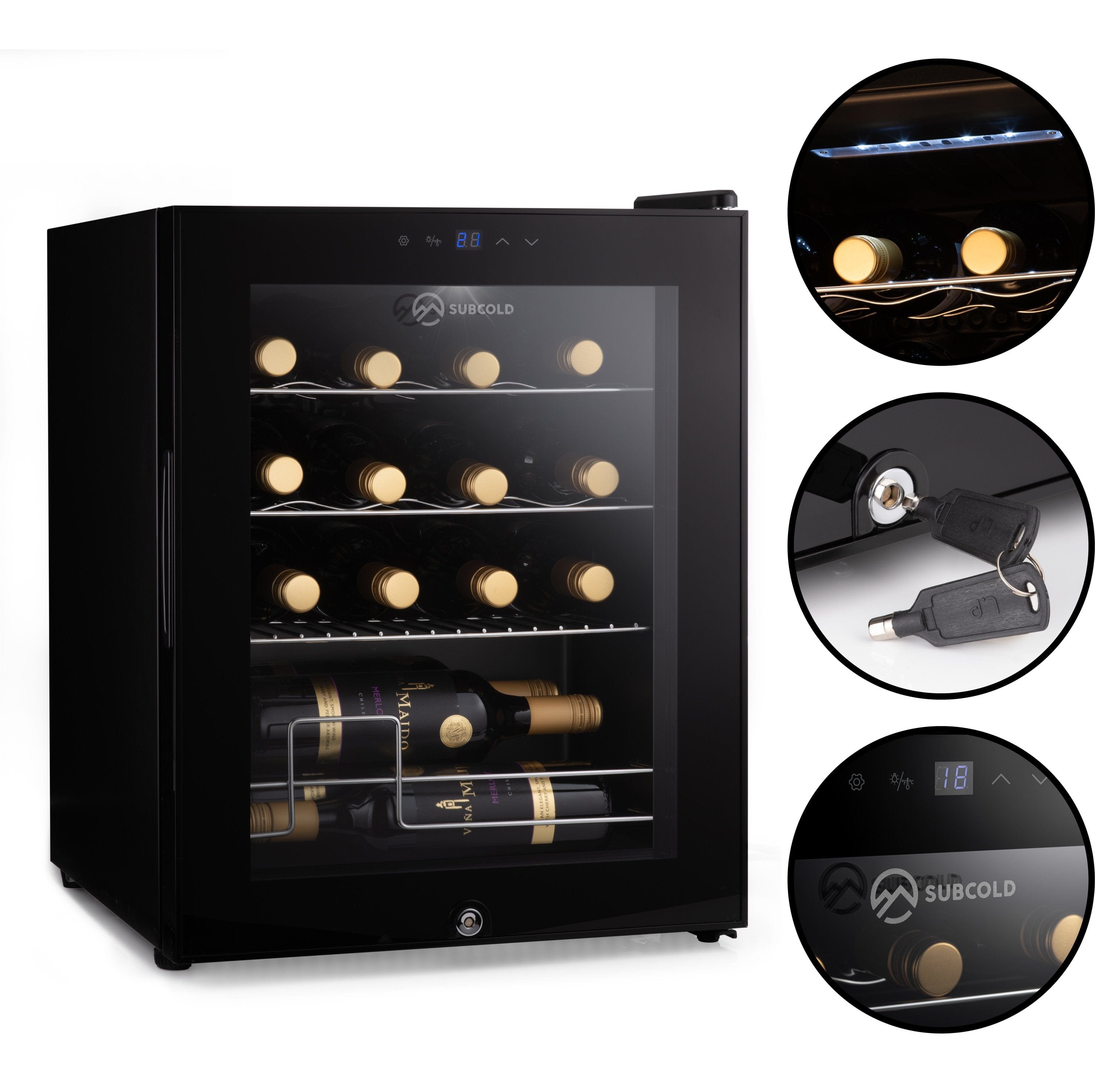 Wine Fridge Subcold Viva16 LED Wine Cooler