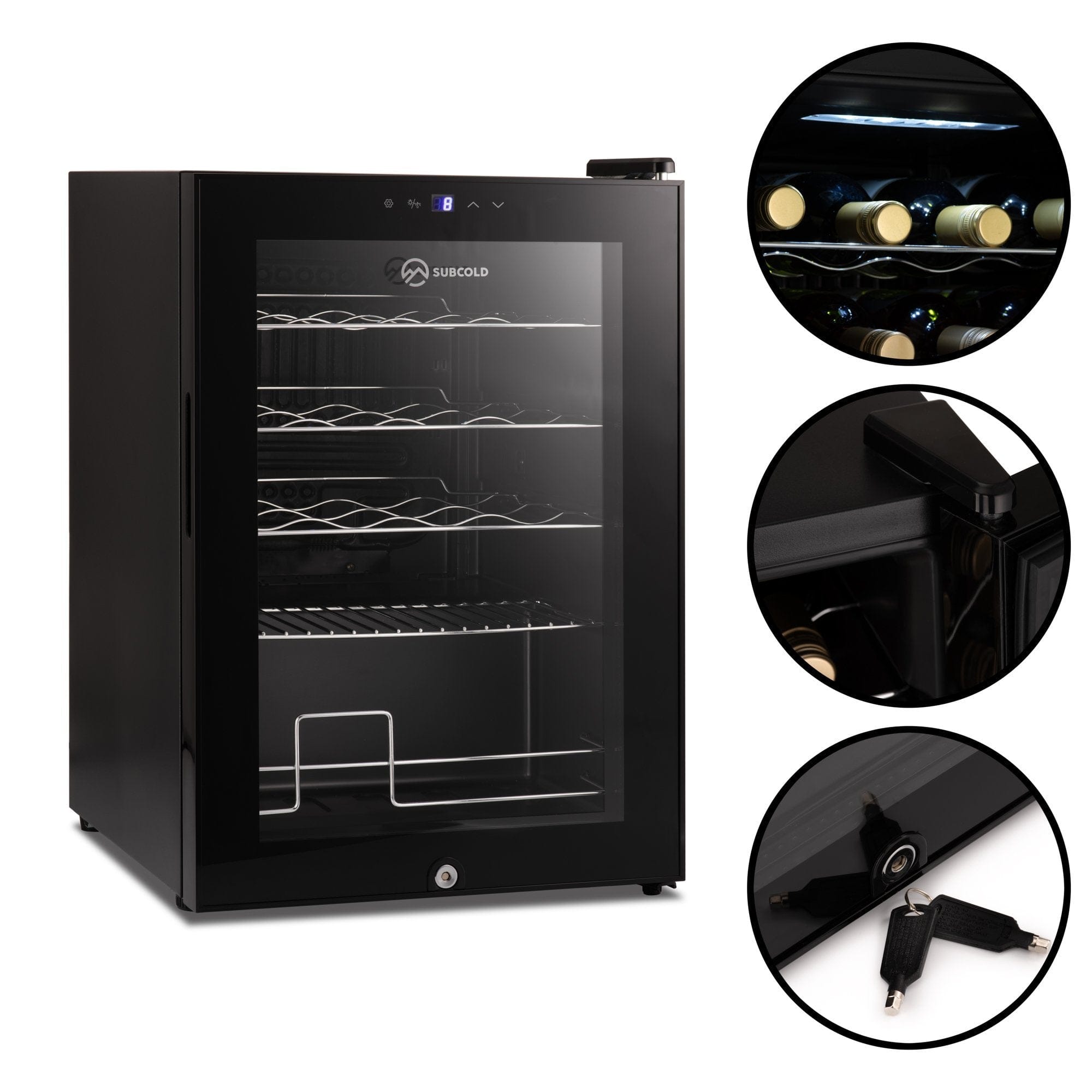 Wine Fridge Subcold Viva20 LED Wine Cooler