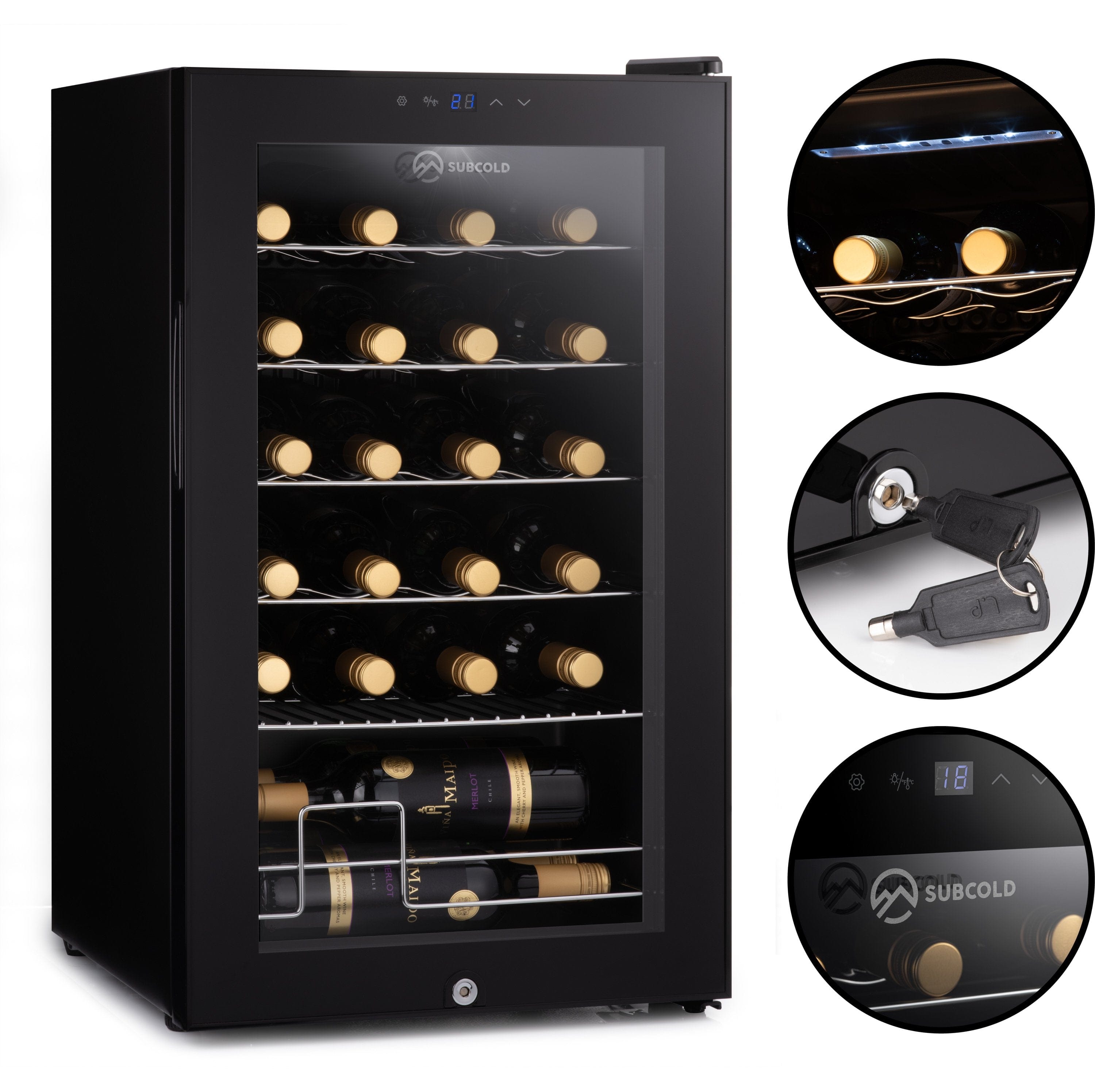 Wine Fridge Subcold Viva24 LED Wine Cooler