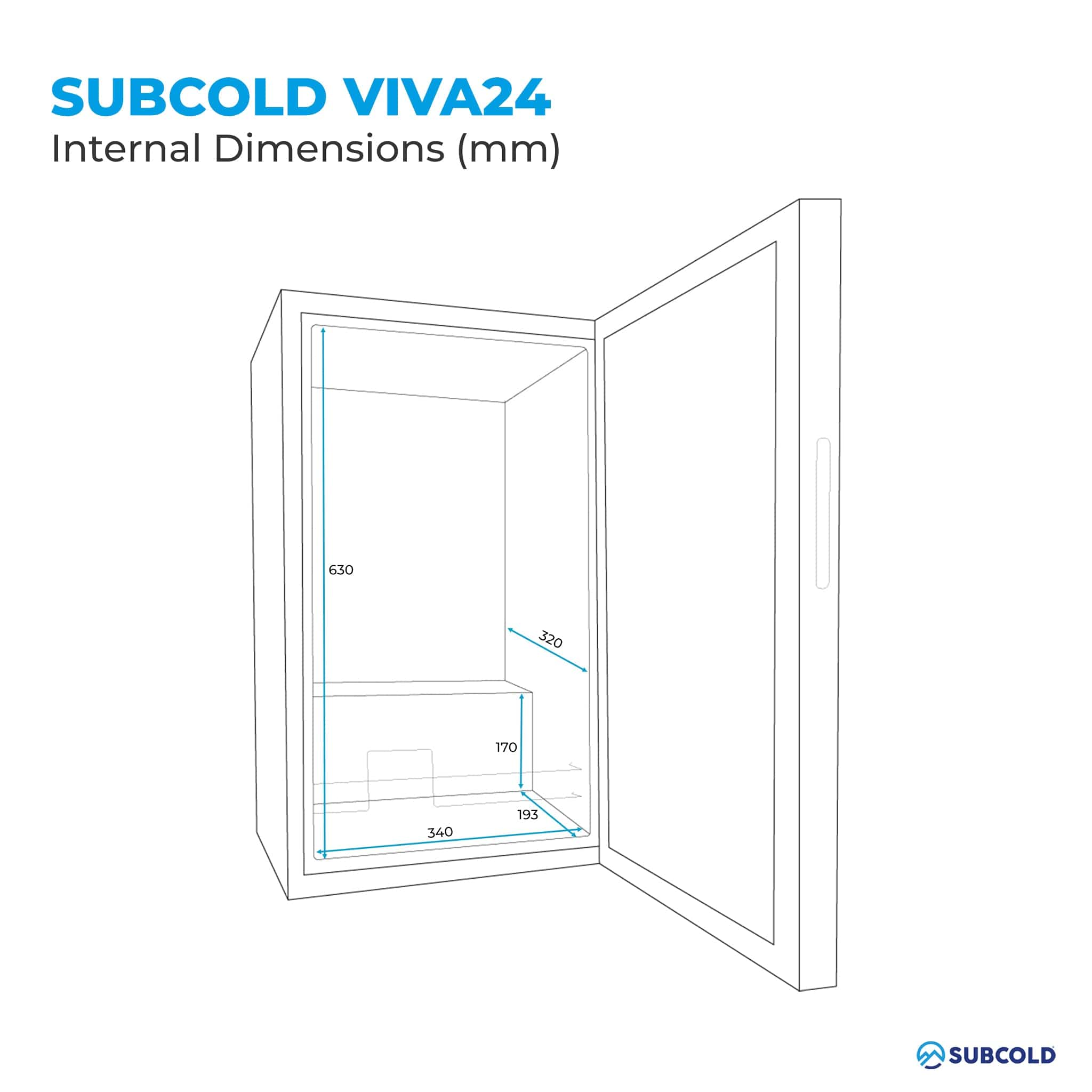 Wine Fridge Subcold Viva24 LED Wine Cooler