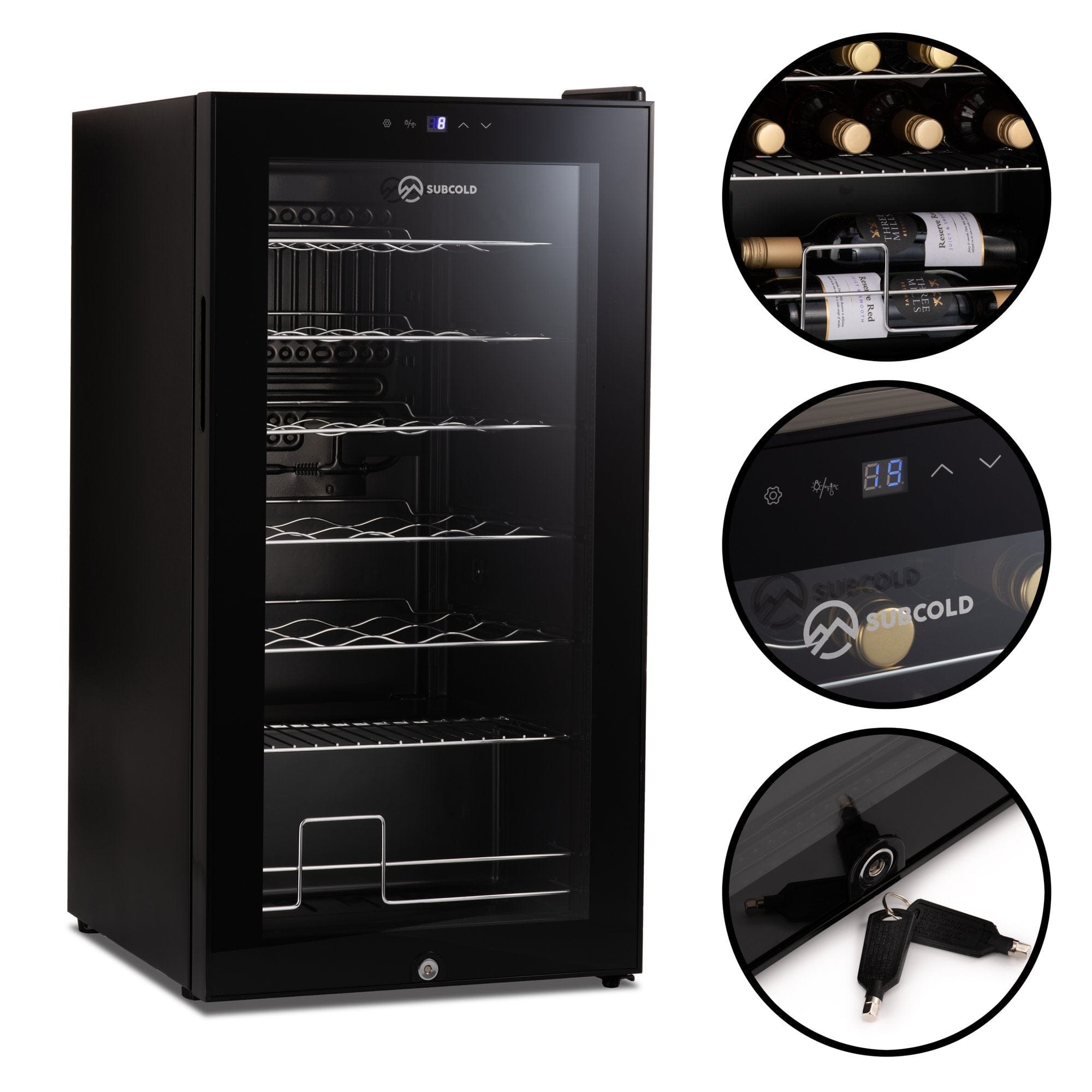 Wine Fridge Subcold Viva28 LED Wine Cooler