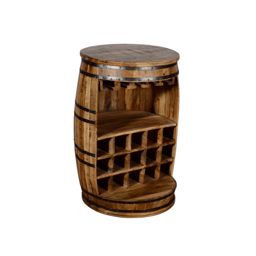 Wine Rack 90Cm Barrell Wine Rack