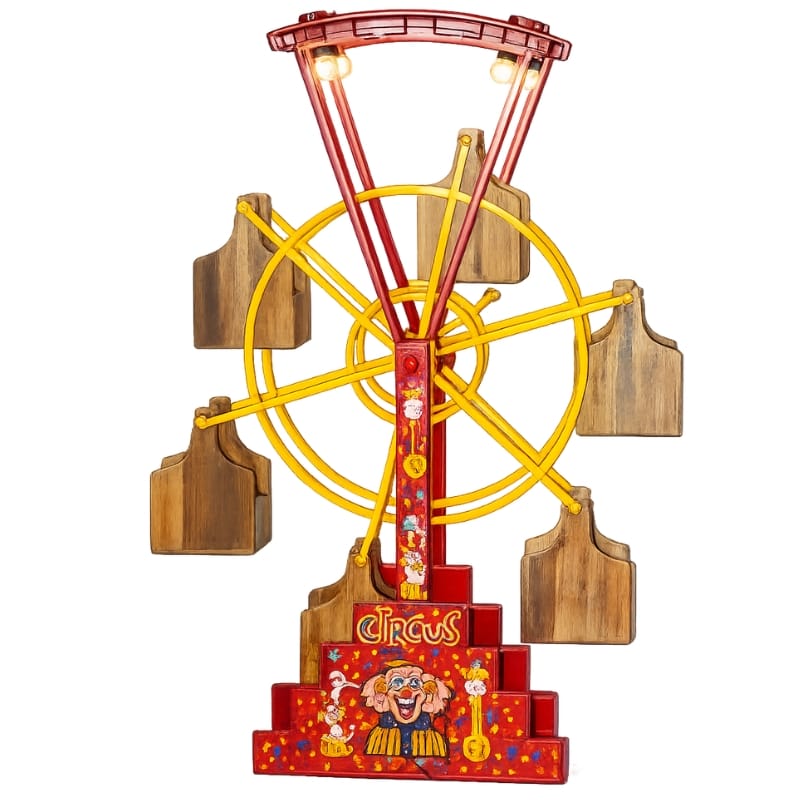 Wine Rack Industrial Ferris Wheel Wine Bottle Holder – 1.8m Statement Bar Display