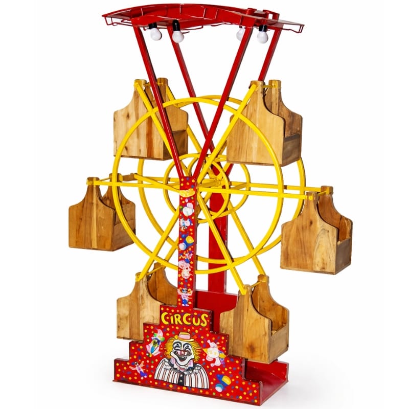 Wine Rack Industrial Ferris Wheel Wine Bottle Holder – 1.8m Statement Bar Display