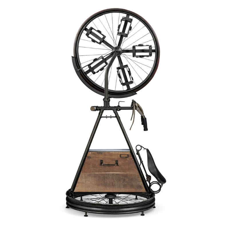 Wine Rack Novelty Metal Cycle Bar and Wine Rack