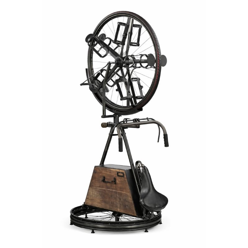 Wine Rack Novelty Metal Cycle Bar and Wine Rack