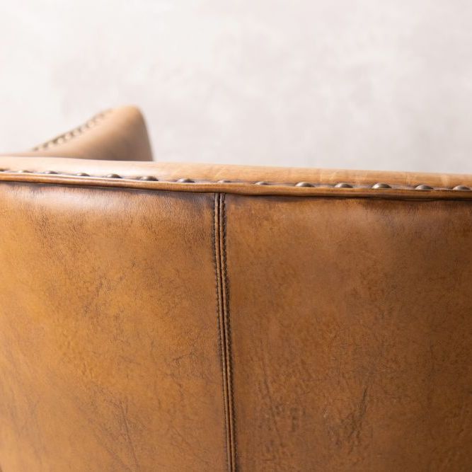 Wolseley Leather Tub Armchair