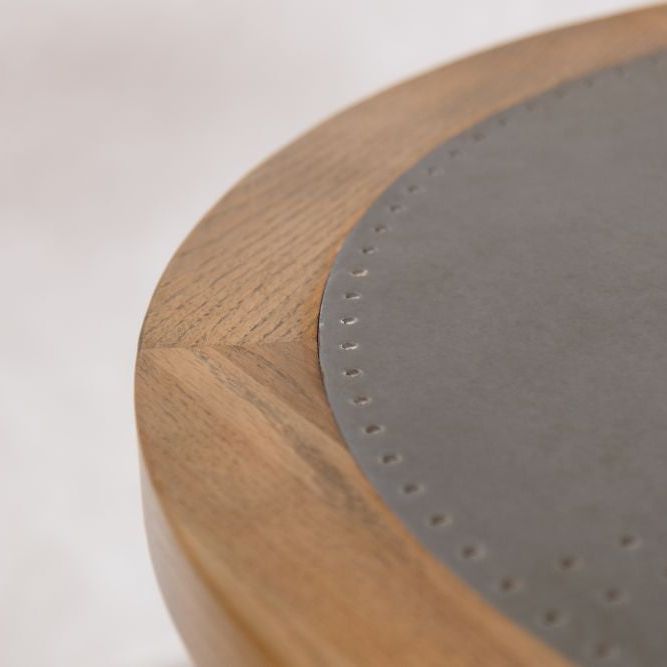 Zinc Top with Wooden Edge Poseur Table Range